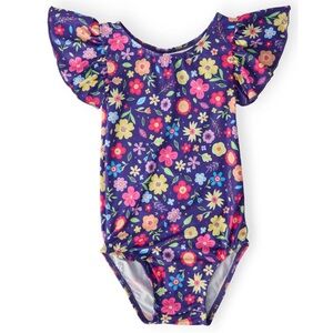 Mila and Rose Pick a Posy Flutter Sleeve Leotard NWT Girls Size 4T